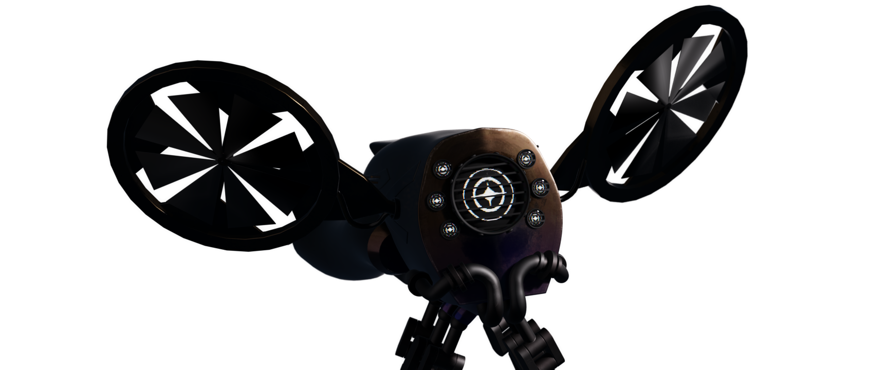 a very suprised spiderbot